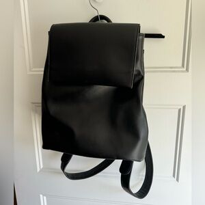 Faux Leather Backpack